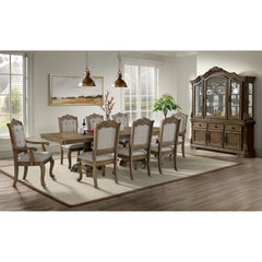 Madison Park Server and Hutch with LED in Walnut