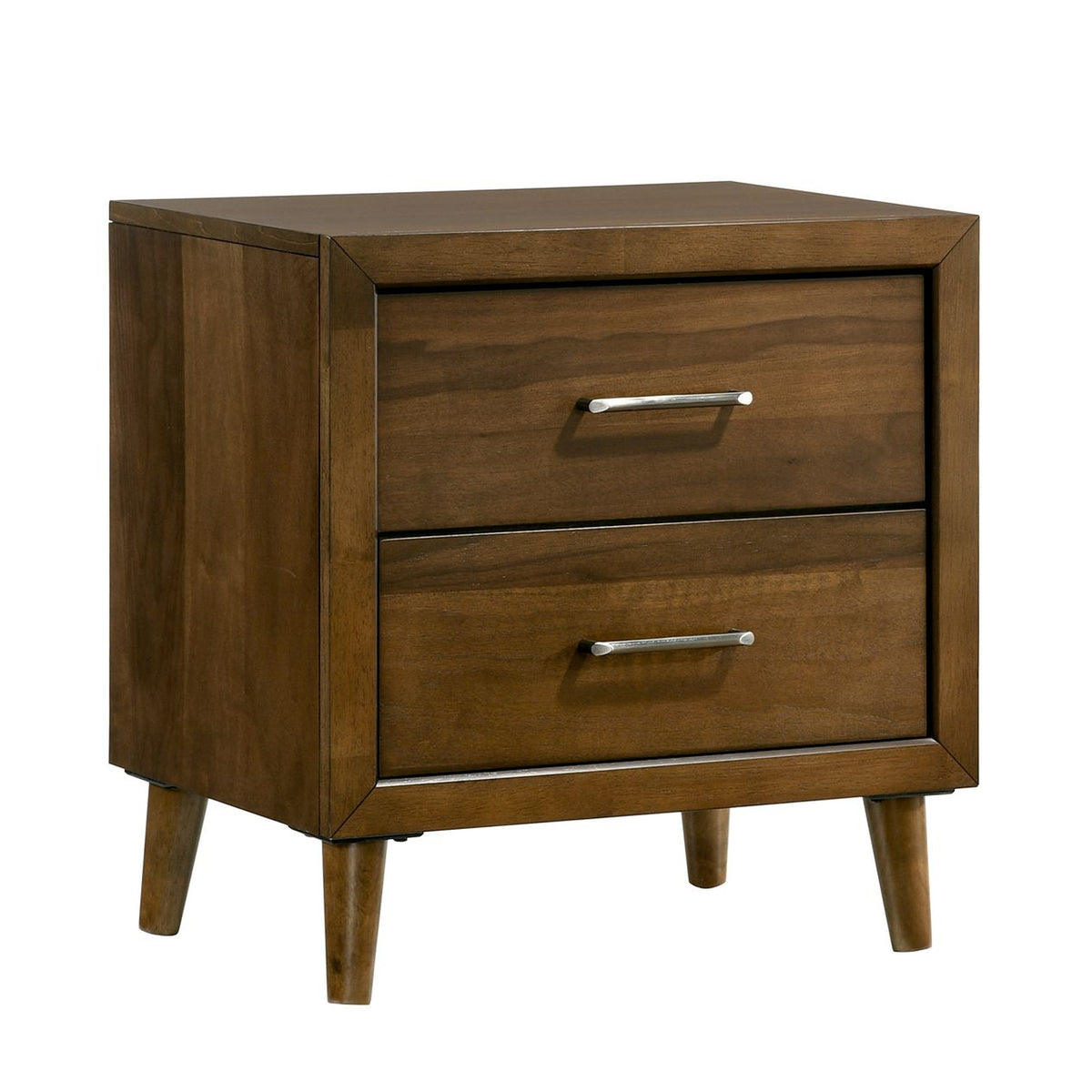 Malibu King Panel 5PC Bedroom Set in Walnut