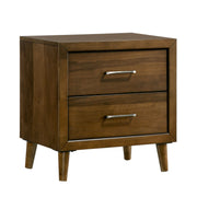 Malibu King 5PC Bedroom Set with 2 Nightstands, Dresser & Chest in Walnut