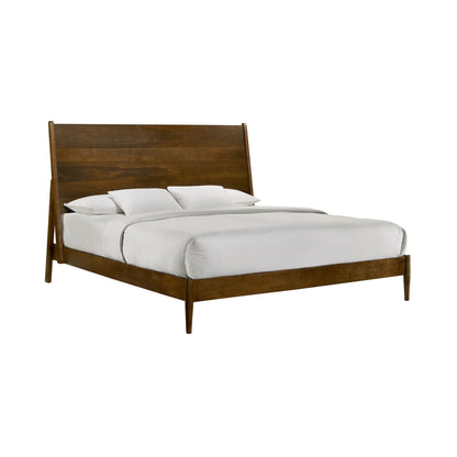 Malibu King Panel 3Pc Bedroom Set In Walnut