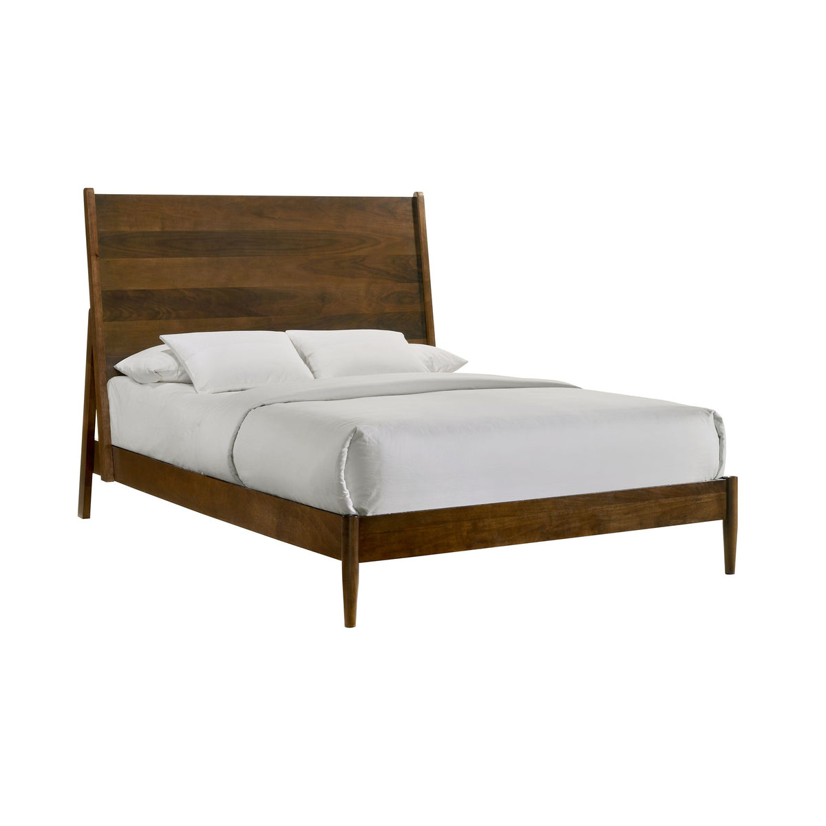 Malibu Queen Panel 5Pc Bedroom Set In Walnut