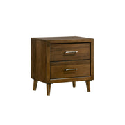 Malibu King Panel 5PC Bedroom Set in Walnut