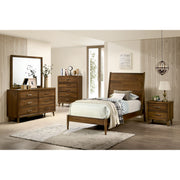 Malibu 5-Drawer Chest in Walnut