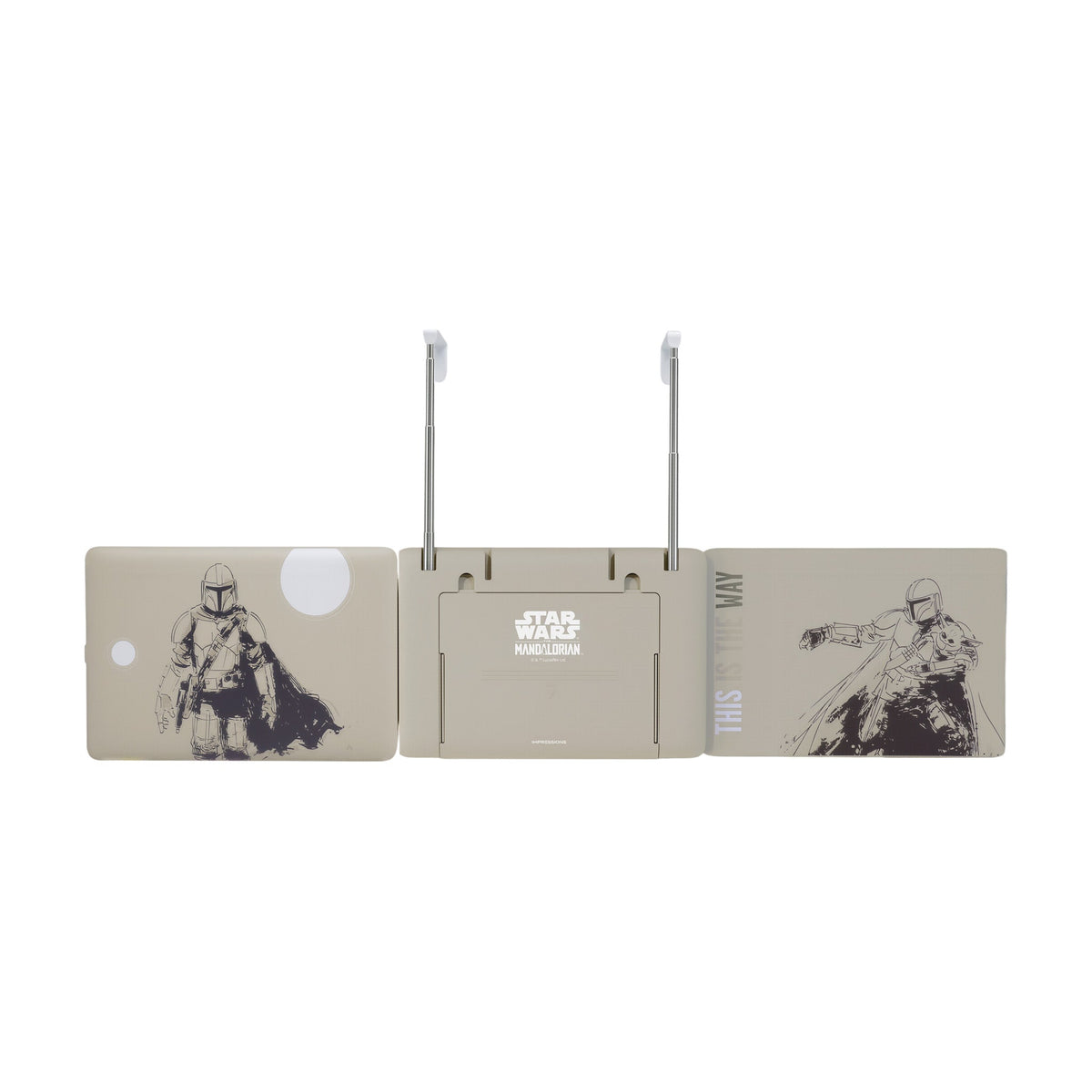 Mandalorian‚Ñ¢ LED Trifold Hanging Mirror
