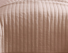 Textured Channel Quilted 2 Piece Corverlet Set