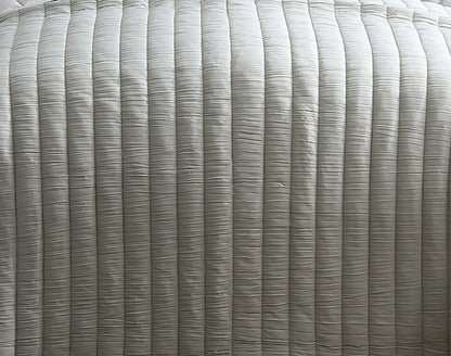 Textured Channel Quilted 2 Piece Corverlet Set