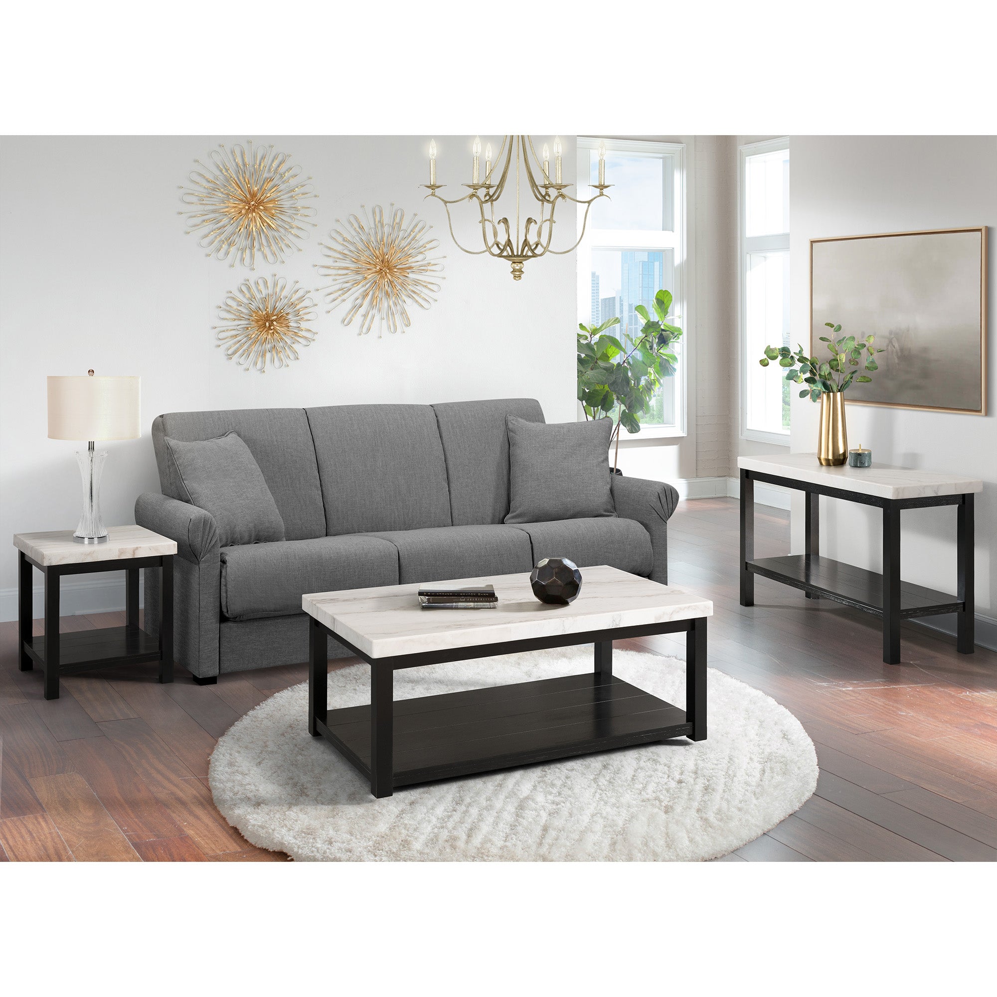 Marcello w/ White Top - End table