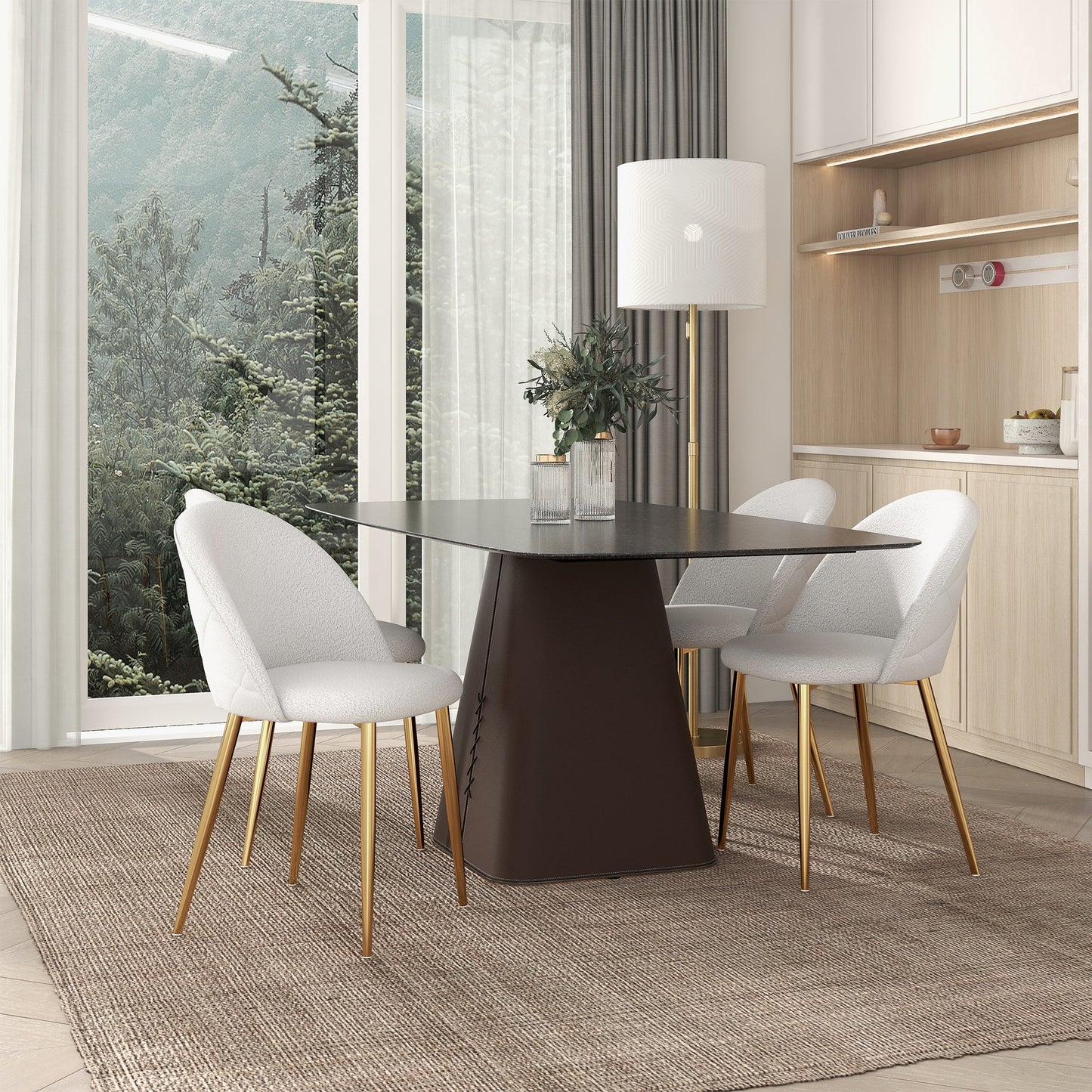 Silla de comedor Marion de mediados de siglo (juego de 2)