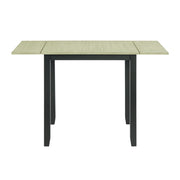 Martin 3 pc Drop Leaf Dining Set (Black Base)