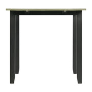 Martin 3 pc Drop Leaf Dining Set (Black Base)