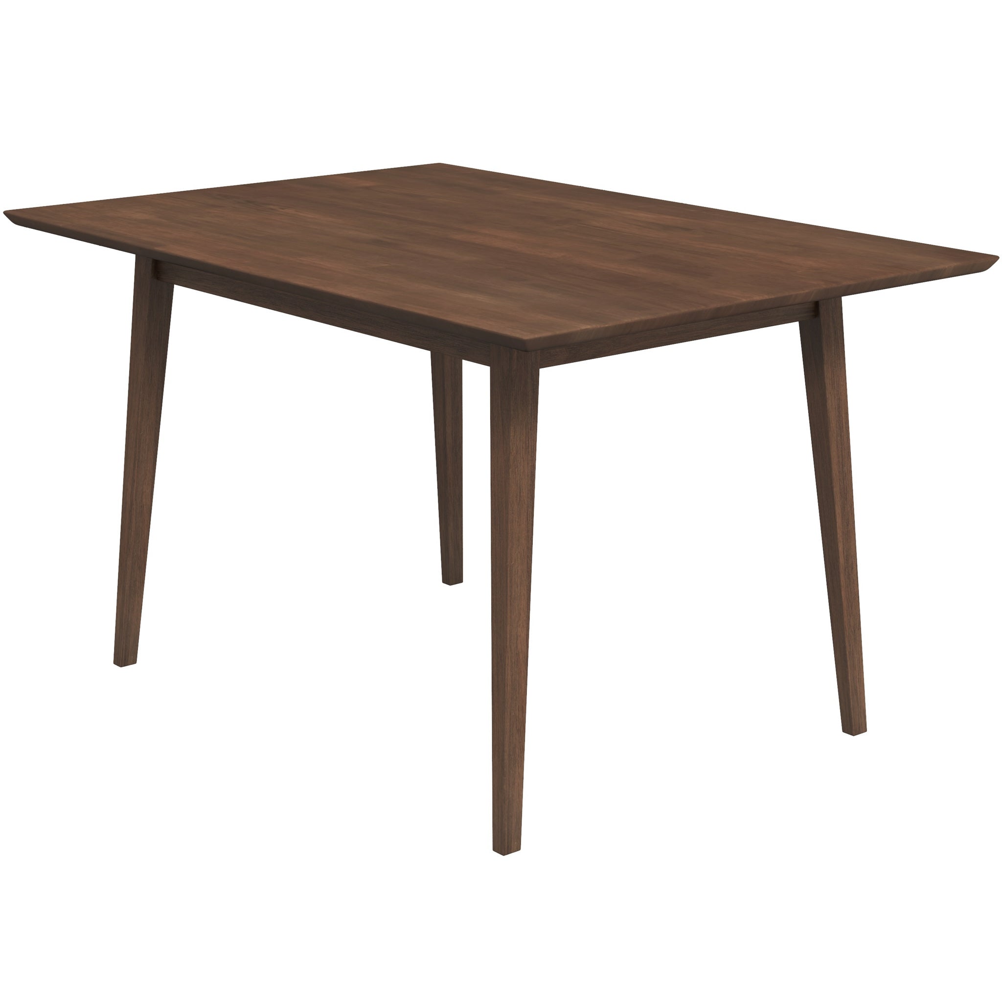 Mesa de comedor rectangular de madera maciza estilo moderno Mary de 120 cm