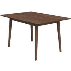 Mesa de comedor rectangular de madera maciza estilo moderno Mary de 120 cm