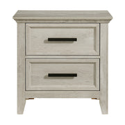 Matias Bedroom Set with Queen/Full Headboard, Dresser, Mirror & Nightstand in White