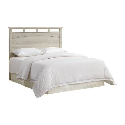 Matias Bedroom Set with Queen/Full Headboard, Dresser, Mirror & Nightstand in White