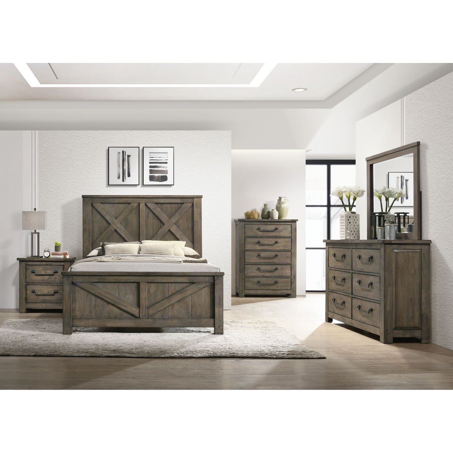 Maverick Queen Panel 5PC Bedroom Set
