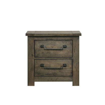 Maverick Nightstand w/USB Grey
