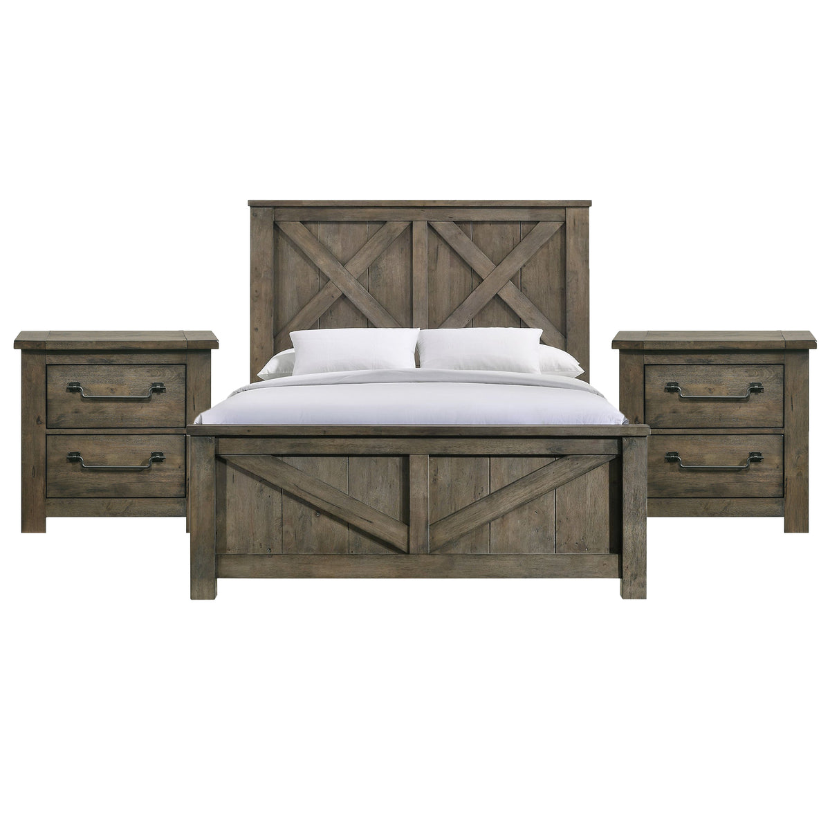 Maverick Queen 3PC Bedroom Set with 2 Nightstands