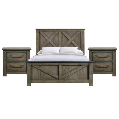 Maverick Queen 3PC Bedroom Set with 2 Nightstands