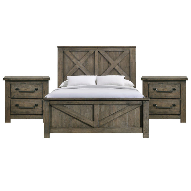 Maverick Queen 3PC Bedroom Set with 2 Nightstands
