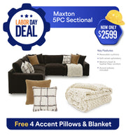 seccional Maxton Heights 5-Piece