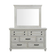 McCoy Dresser and Mirror Set in Antique White