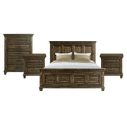 McCoy King Storage 4PC Bedroom Set with 2 Nightstands & Chest in Charcoal