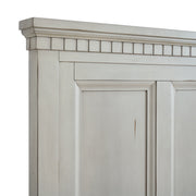 McCoy King Storage 4PC Bedroom Set with 2 Nightstands & Dresser in Antique White