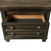 McCoy King Storage 4PC Bedroom Set with 2 Nightstands & Chest in Charcoal