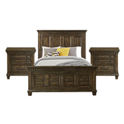 McCoy Queen Storage 3PC Bedroom Set with 2 Nightstands in Charcoal