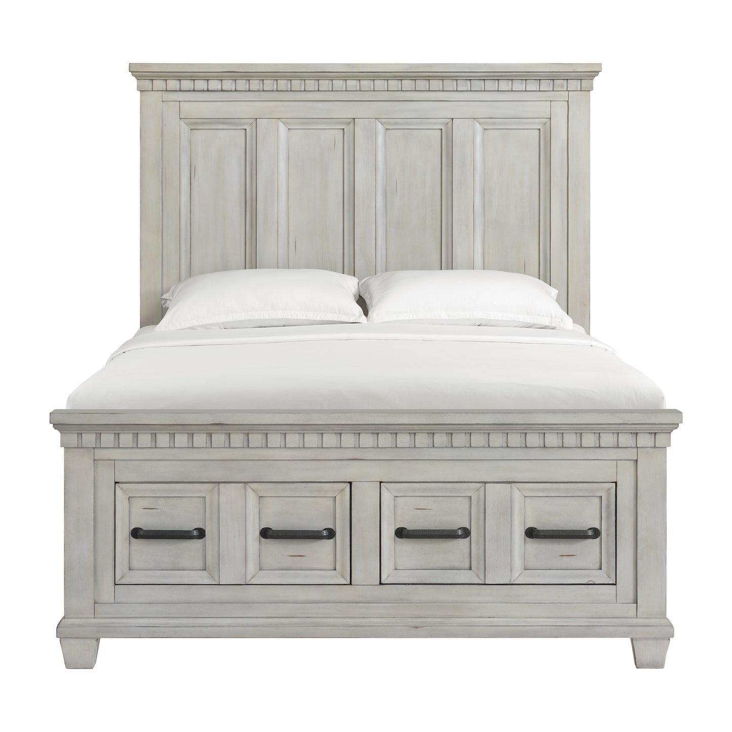McCoy Queen Storage Bed in Antique White