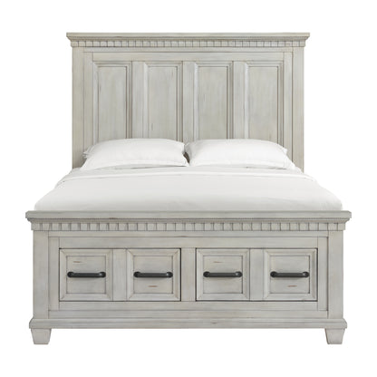 McCoy Queen Storage Bed in Antique White