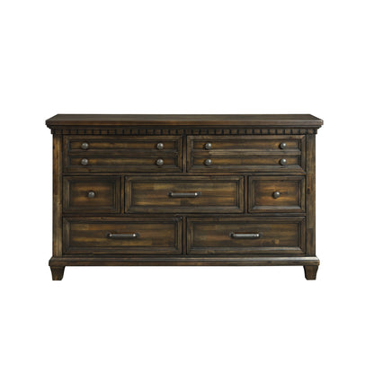 McCoy 7-Drawer Dresser in Charcoal