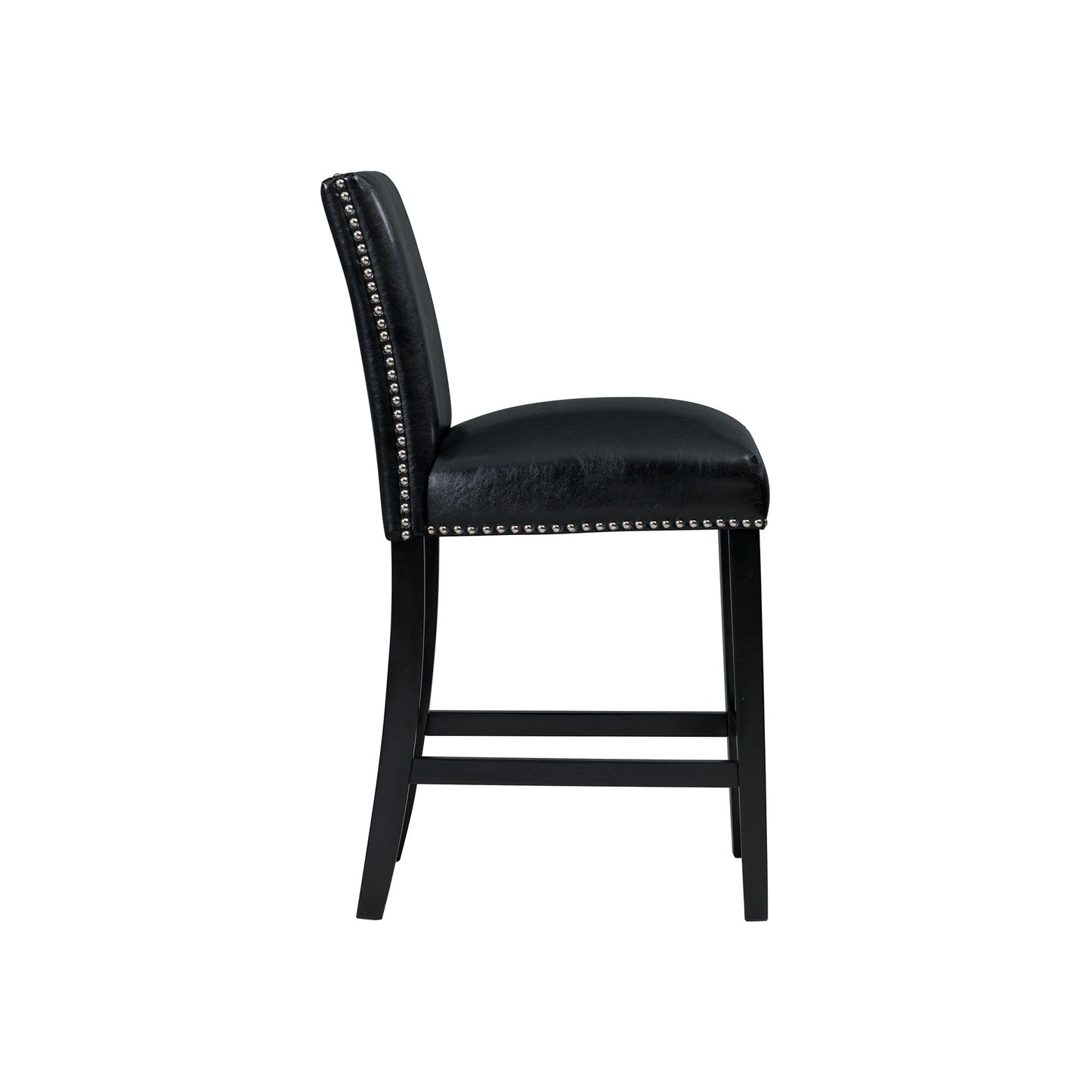 Meridian Counter Side Chair Black (2 Per Pack)