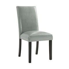 Francesca Grey Marble Rectangular 5PC Dining Set-Table & Four Grey PU Chairs
