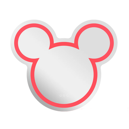 Espejo de pared LED de Mickey Mouse