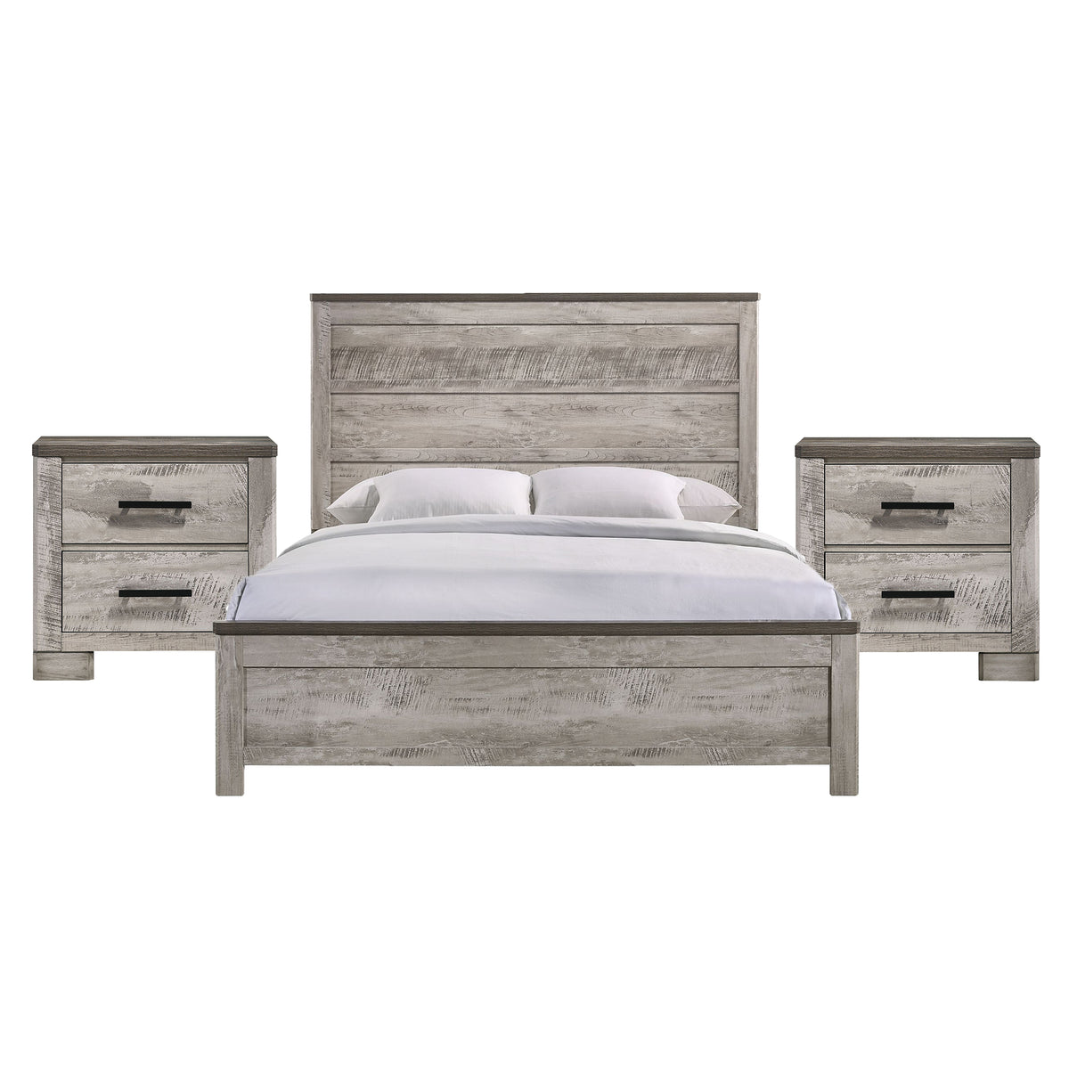 Millers Cove King 3PC Bedroom Set with 2 Nightstands
