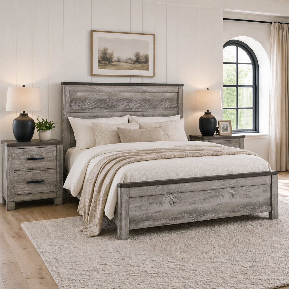 Millers Cove Full 3PC Bedroom Set with 2 Nightstands