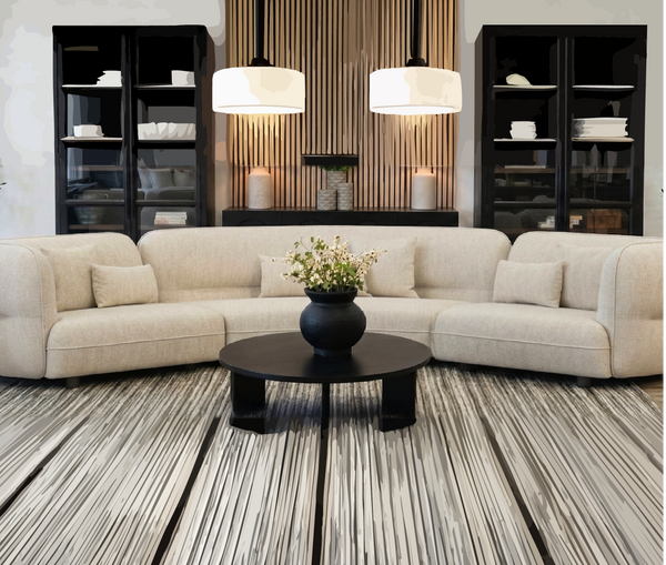 Modern Curved Sectional Sofa 