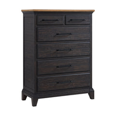 Montrose King Storage 5PC Bedroom Set in Espresso & Brown