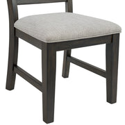 Montrose 5PC Standard Height Dining Set in Espresso and Brown-Table and Four Chairs