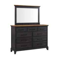 Montrose King Storage 5PC Bedroom Set in Espresso & Brown