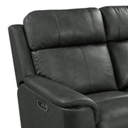 Mustang P3 Loveseat with Console in Aline Anthracite