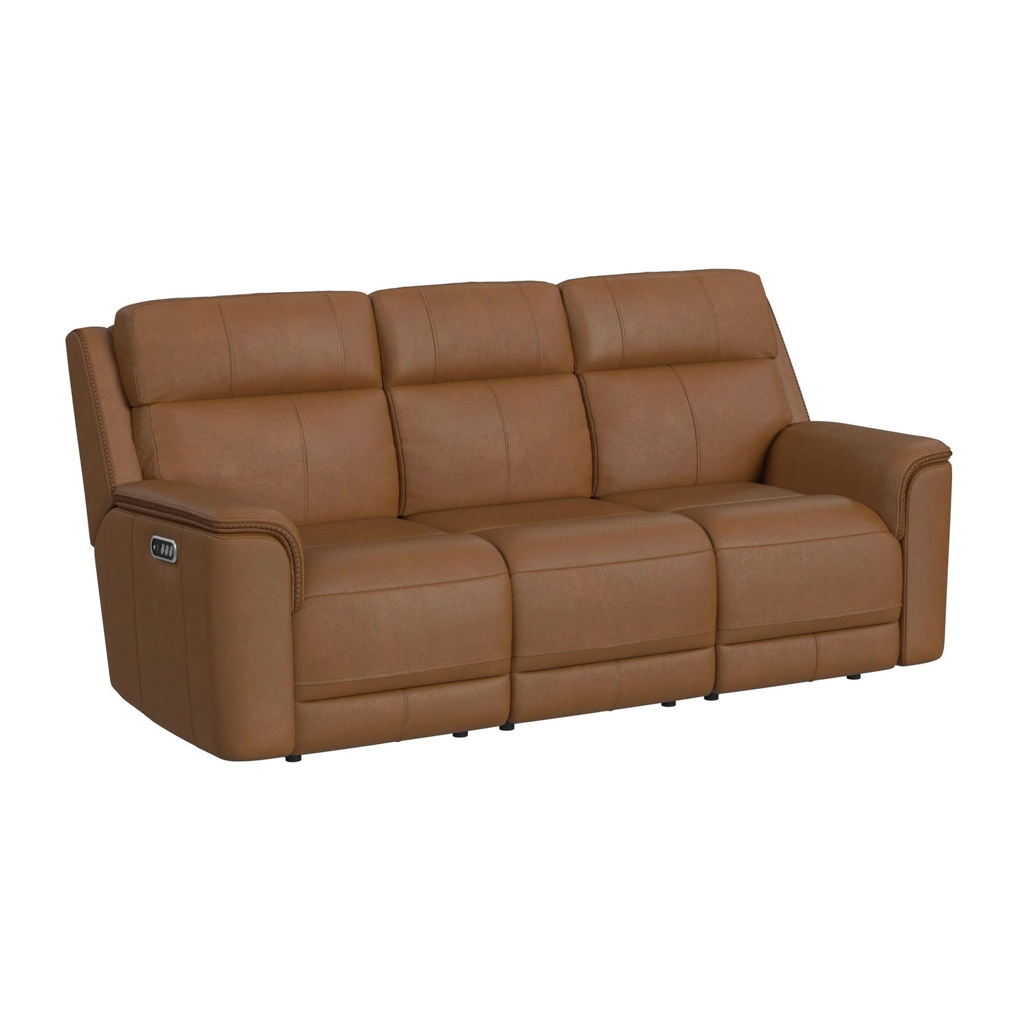 Mustang 3PC Living Room Set in Aline Butternut-Sofa, Loveseat & Recliner