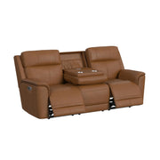 Mustang P3 Sofa with DDT, Wireless Charger in Aline Butternut