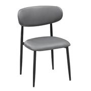 Lily Chair Mushroom/Charcoal (Set of 2)