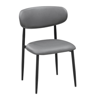 Lily Chair Mushroom/Charcoal (Set of 2)