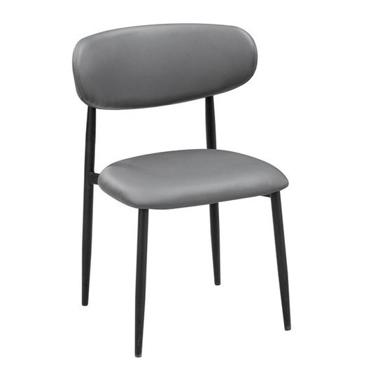 Lily Chair Mushroom/Charcoal (Set of 2)