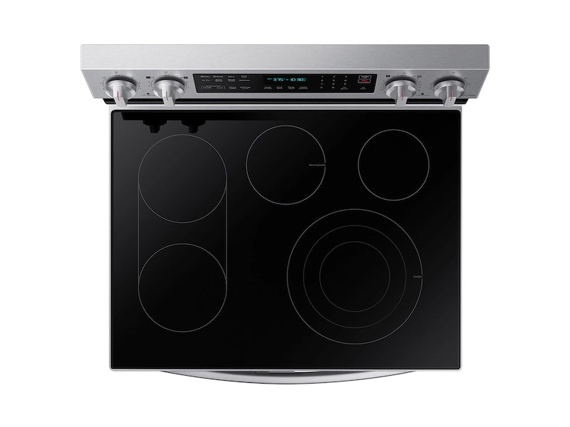 6.3 cu. ft. Smart Freestanding Electric Range with Flex Duo™, No-Preheat Air Fry & Griddle in Stainless Steel