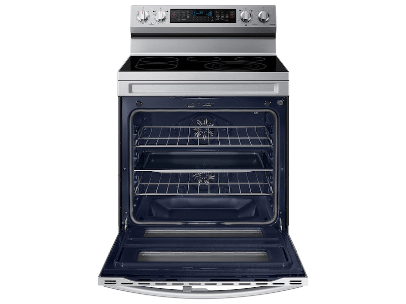6.3 cu. ft. Smart Freestanding Electric Range with Flex Duo™, No-Preheat Air Fry & Griddle in Stainless Steel