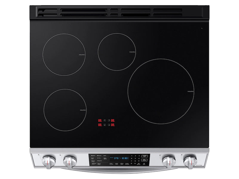6.3 cu. ft. Smart Rapid Heat Induction Slide-in Range with Air Fry & Convection+ in Stainless Steel